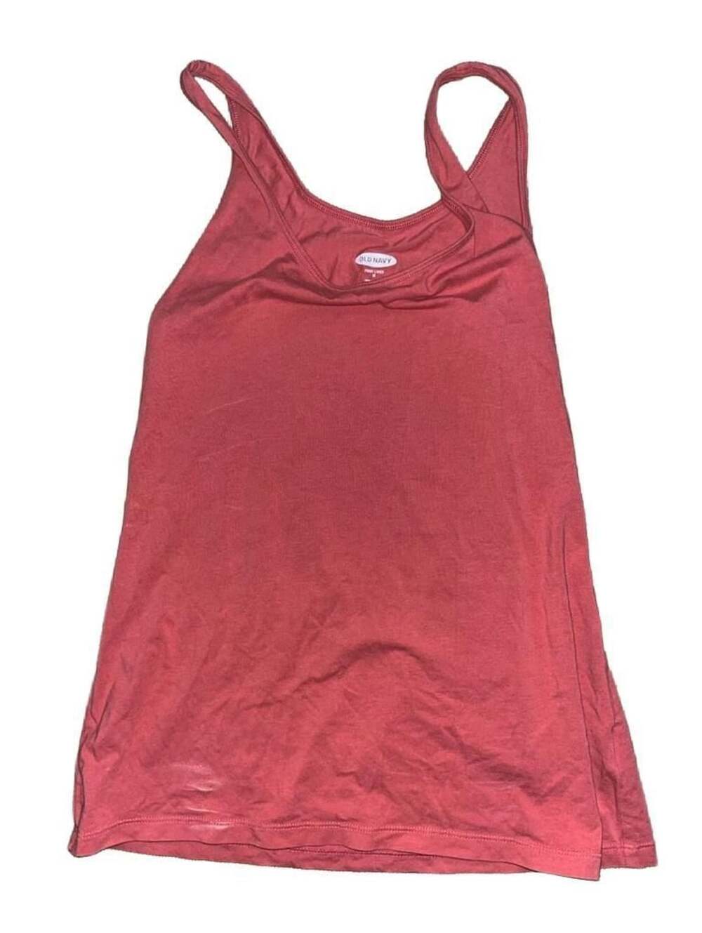 Old Navy Tank Top Size M Red Scoop Neck Sleeveless Casual